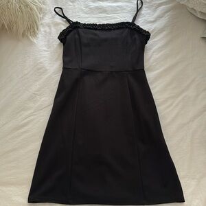 Black cocktail dress